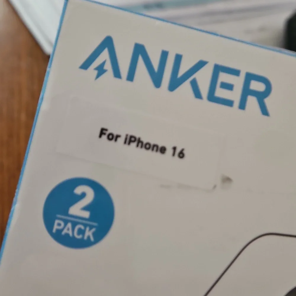 Anker ShieldX Glass Screen Protector for iPhone 16 - 2 Pack